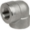 Threaded NPT Steel Pipe Elbow ASTM A182 F304 / 304L 1 Inch Size High Pressure