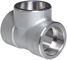 Stainless Steel Socket Weld Tee , ASTM A182 F316 1 1 / 2 " Reducing Pipe Tee