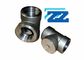 Galvanized Threaded Steel Pipe Tee BSPP 2 " 3000 # Carbon Steel ASTM A105N ASME B16 11