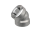 45 Degree Threaded Elbow NPT 6000LB BS 3799 Stainless Steel 304 Pipe Fittings