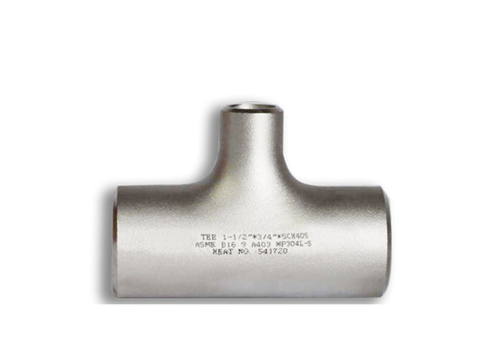 Seamless Stainless Steel Pipe Fittings Butt Weld Tee Reducer 1/2" - 60" Size