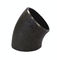 10 Inch Steel Pipe Elbow SCH 40 LR ASTM A420 WPL6 Round Shape Black Color