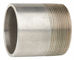 1 " Sch 80 100mm Stainless Steel Threaded Nipple , NPT Stainless Steel Pipe Fittings ASTM A182 F304 ASME B16 11