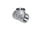 BSP Threaded Steel Pipe Tee 3000LB SS316 Stainless Steel Material Class 3000 Pressure